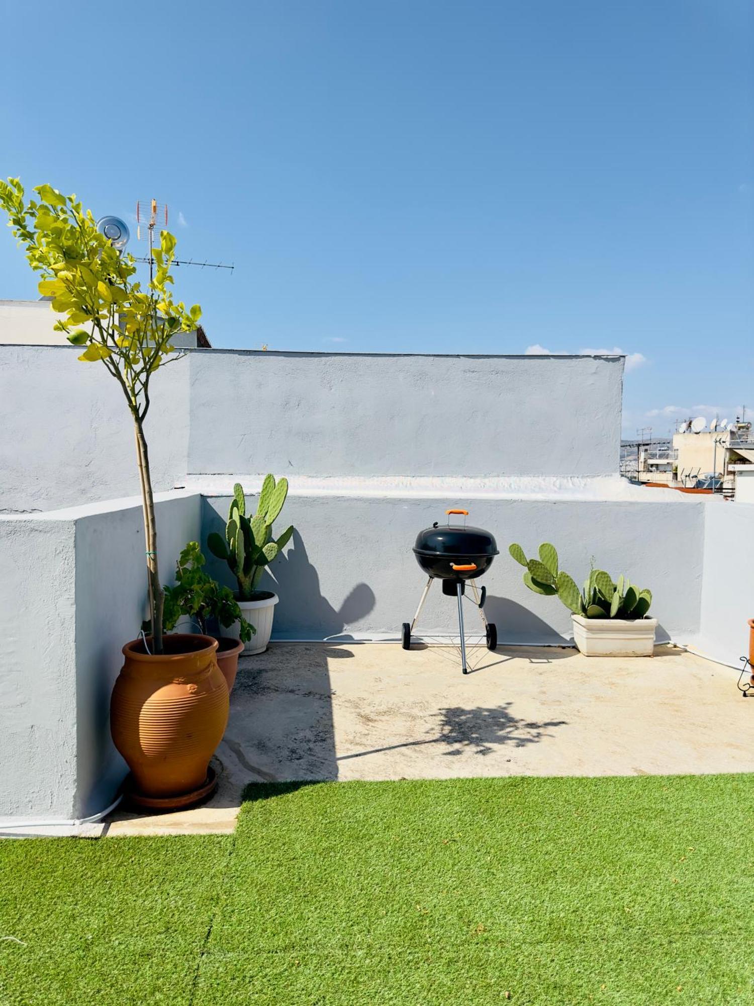 Yuna Penthouse, 100Sqm Private Rooftop Terrasse, Acropolis By Foot Atenas Exterior foto