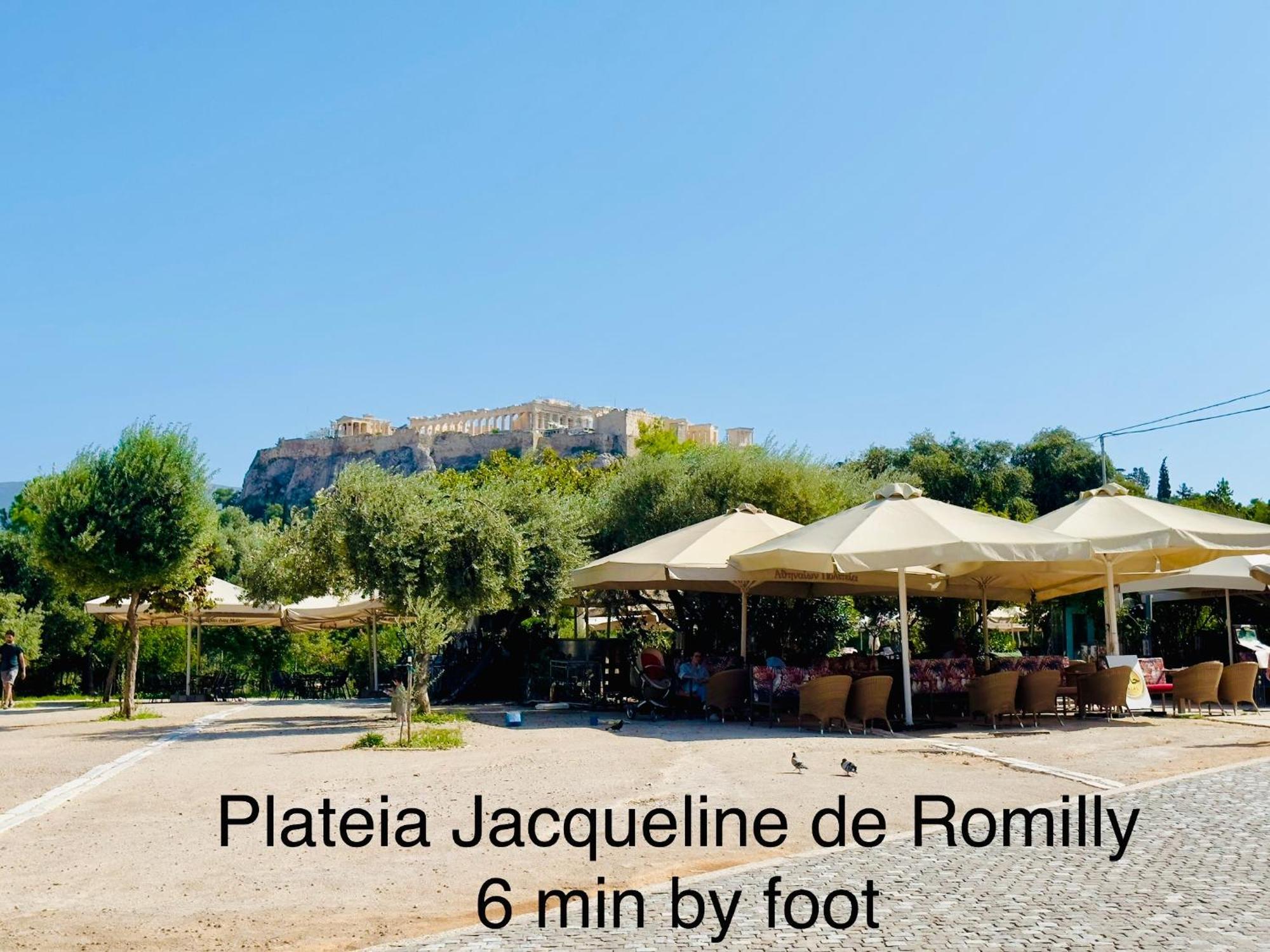 Yuna Penthouse, 100Sqm Private Rooftop Terrasse, Acropolis By Foot Atenas Exterior foto