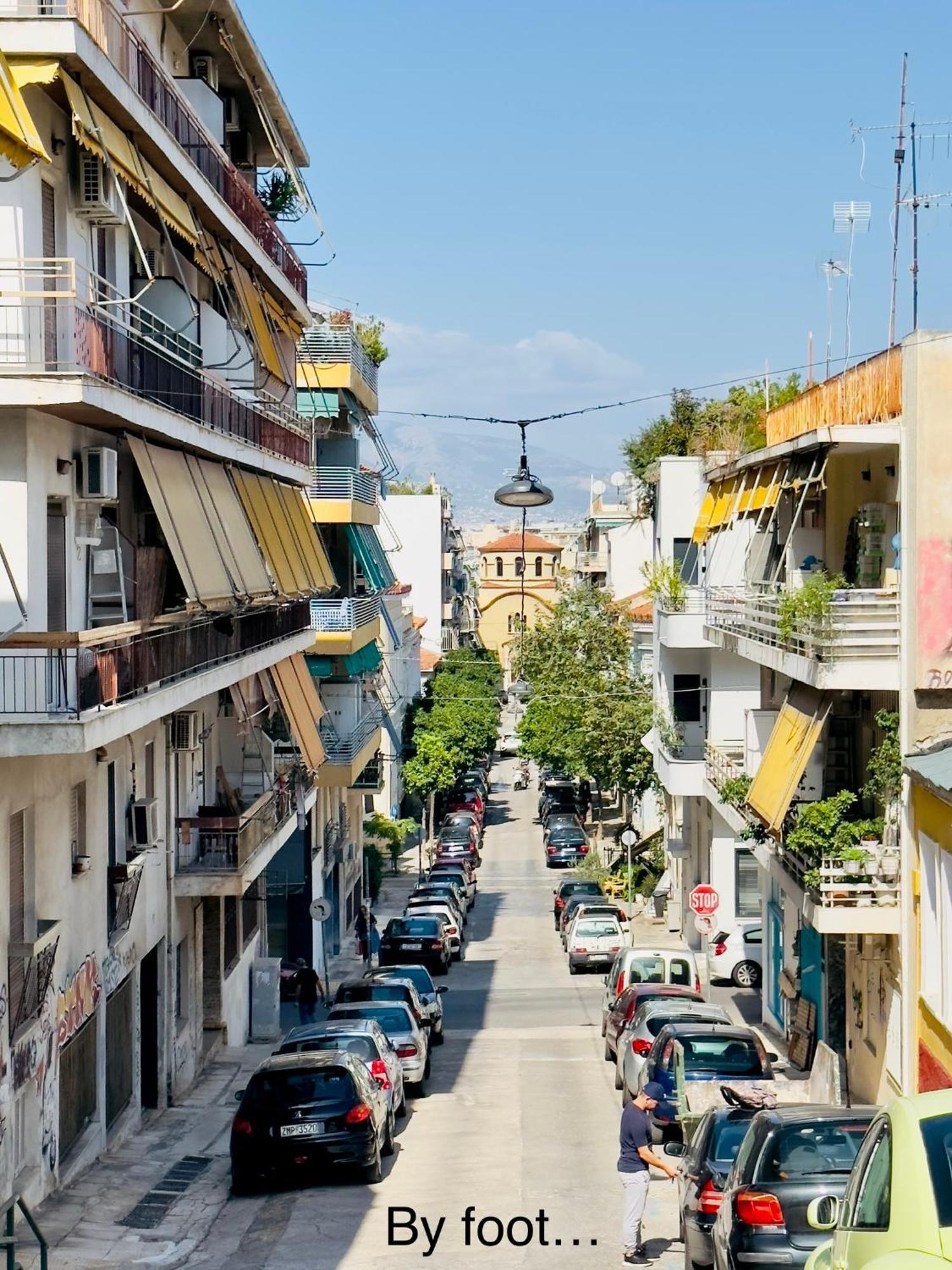 Yuna Penthouse, 100Sqm Private Rooftop Terrasse, Acropolis By Foot Atenas Exterior foto